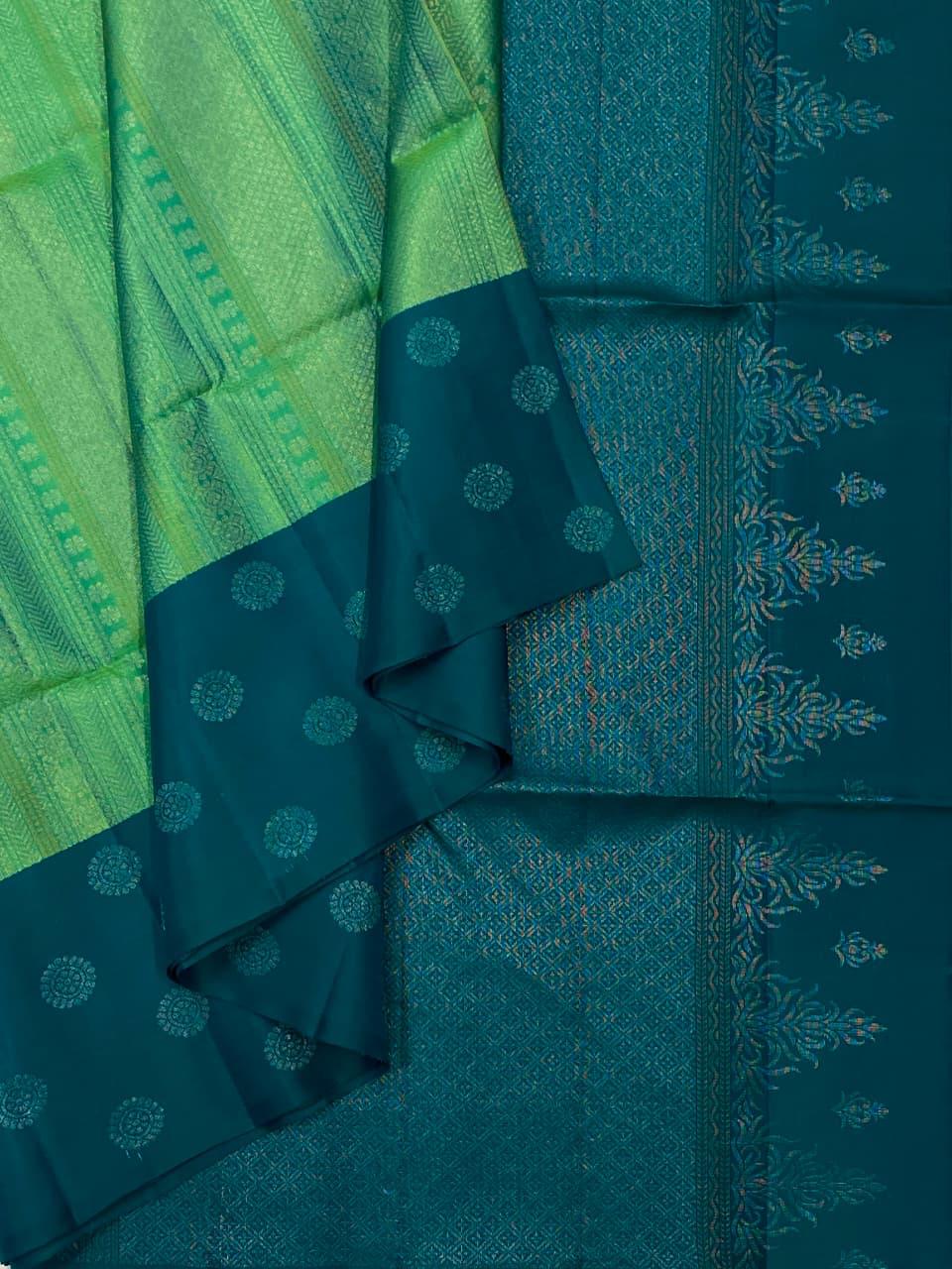 Double Warp Kanchipuram Pure Soft Silk