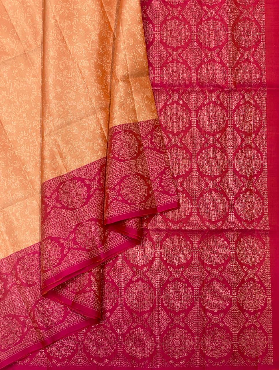 Double Warp Kanchipuram Pure Soft Silk